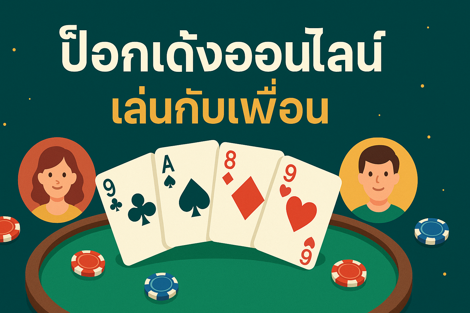 ป๊อกเด้งออนไลน์ เล่นกับเพื่อน