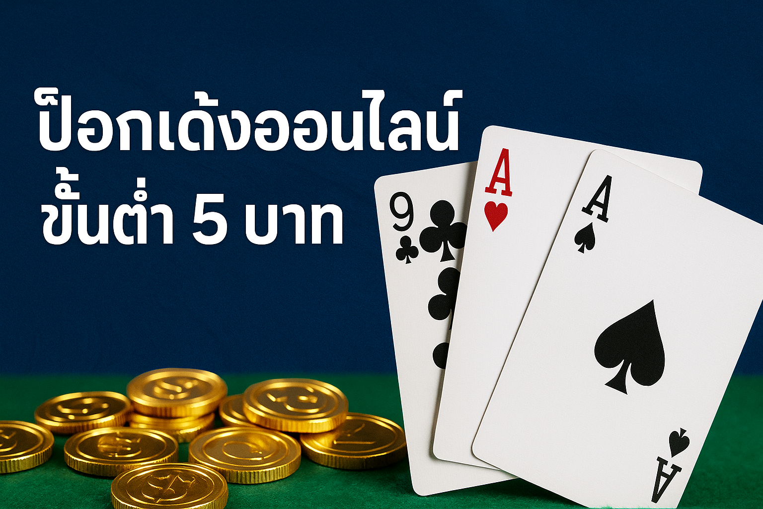 ป๊อกเด้งออนไลน์ขั้นต่ำ 5 บาท