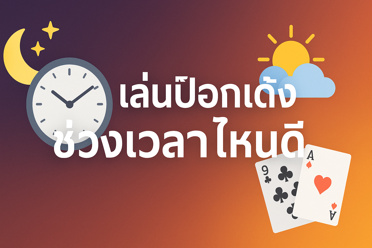 เล่นป๊อกเด้งช่วงเวลาไหนดี